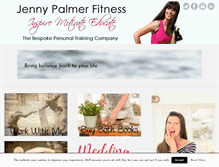 Tablet Screenshot of jennypalmerfitness.com